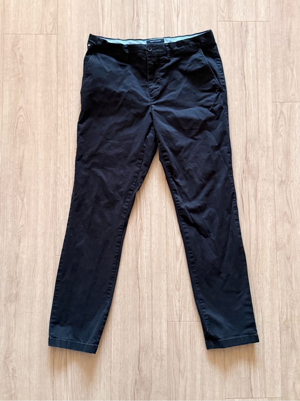 Tommy Hilfiger Black Slim Chino Pants